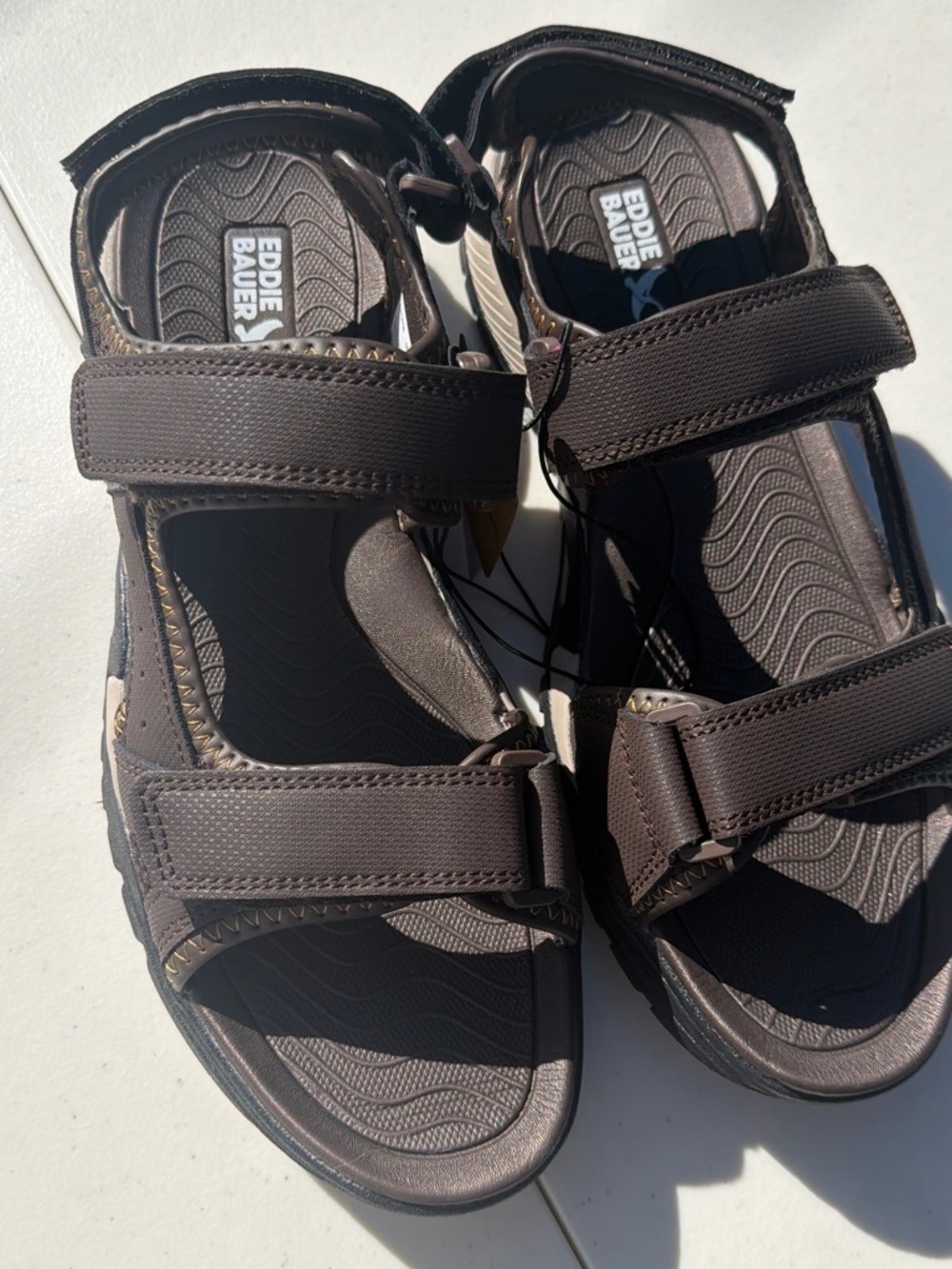 Eddie Bauer Anchor Brown Sandals Size 11 M Brand new with tags #outdoor #hiking